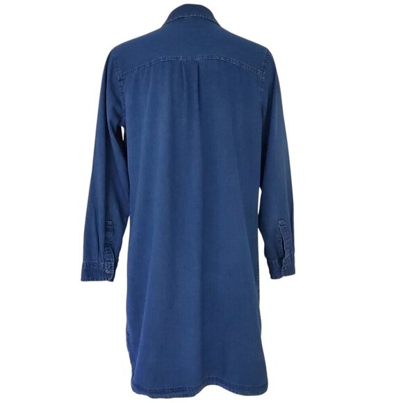 Old Navy Chambray Lightweight Denim Shirtdress Size M - Picture 4 of 12